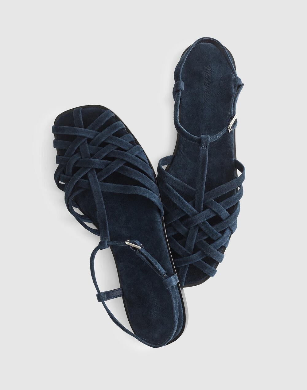 Madewell Women's The Milano Fisherman Sandals Juniper Berry Size 6 NWOT